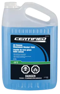 certified windshield wiper fluid