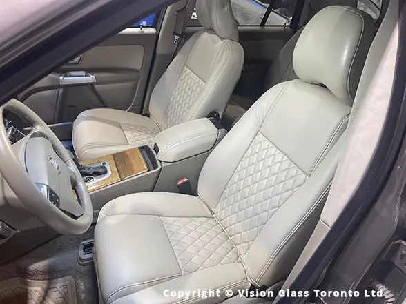 auto seat leather and material replacement