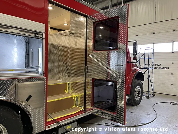 fire engine glass