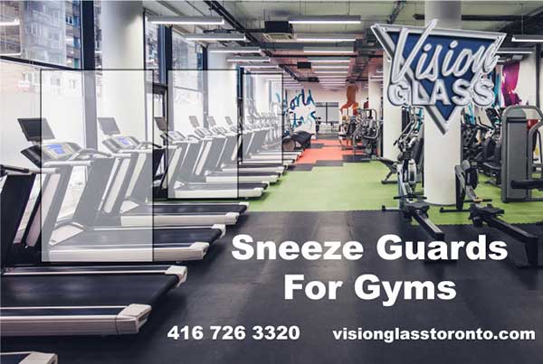 sneeze guards for gyms