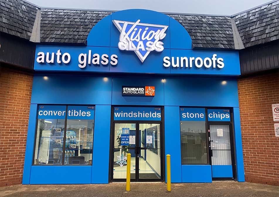 vision glass toronto ltd. store front