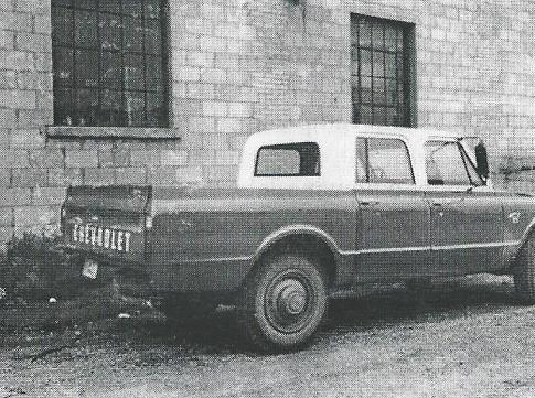 the first four door pick up truck